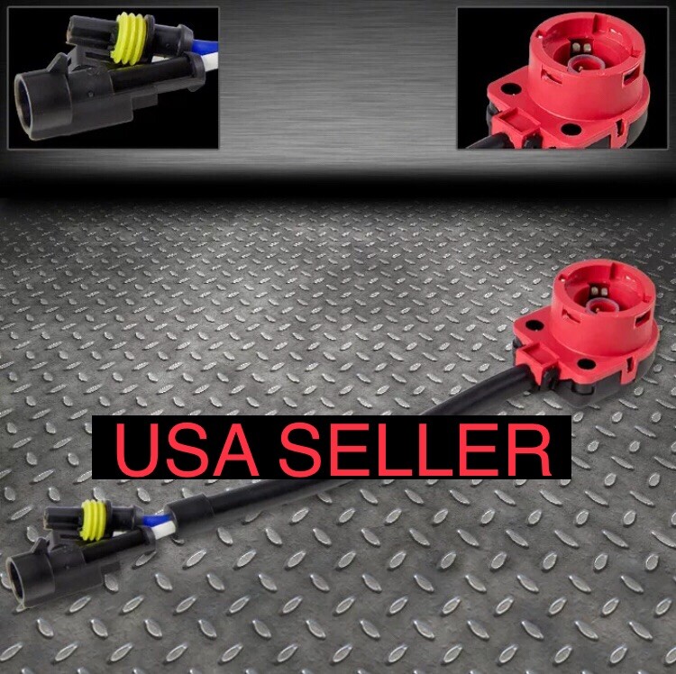 D4S D4R HID Bulbs Adapter Wire Cable Ballast Plug Cable D4 Socket Harness