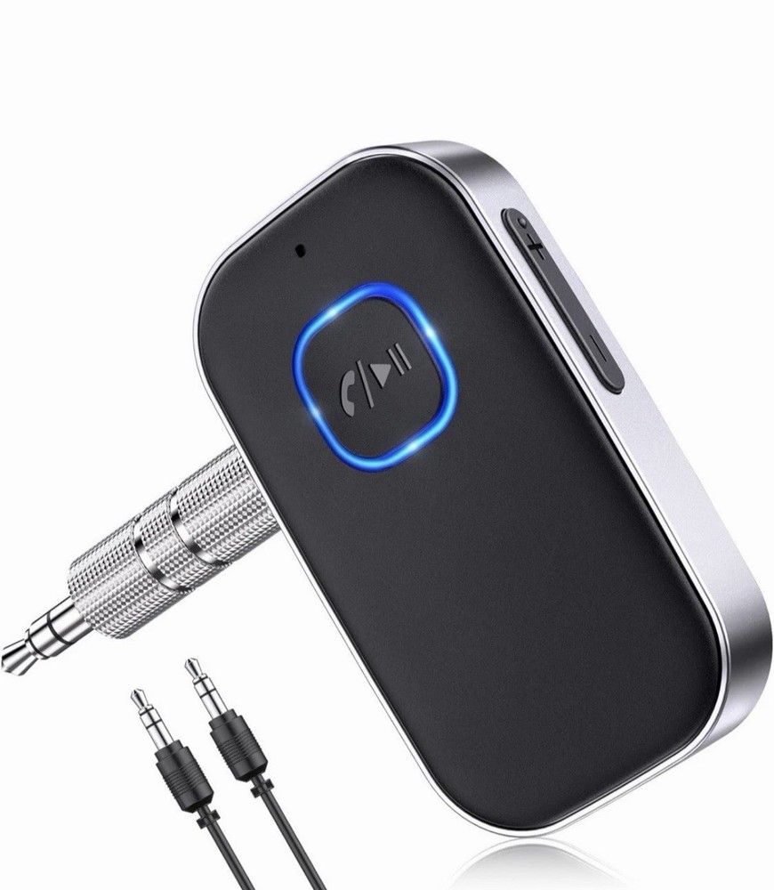 Bluetooth Receiver for Car, Noise Cancelling 3.5mm AUX Bluetooth Car Adapter