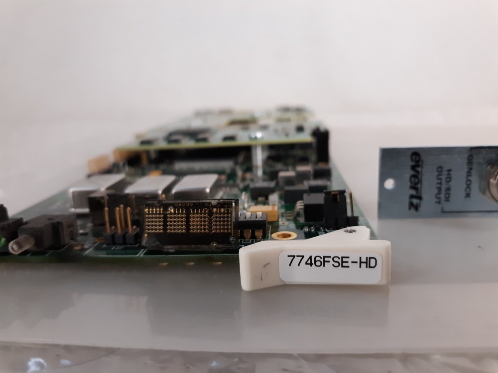 Evertz 7746FSE-HD HD/SD Video Frame Synchronizer w/ Backplane