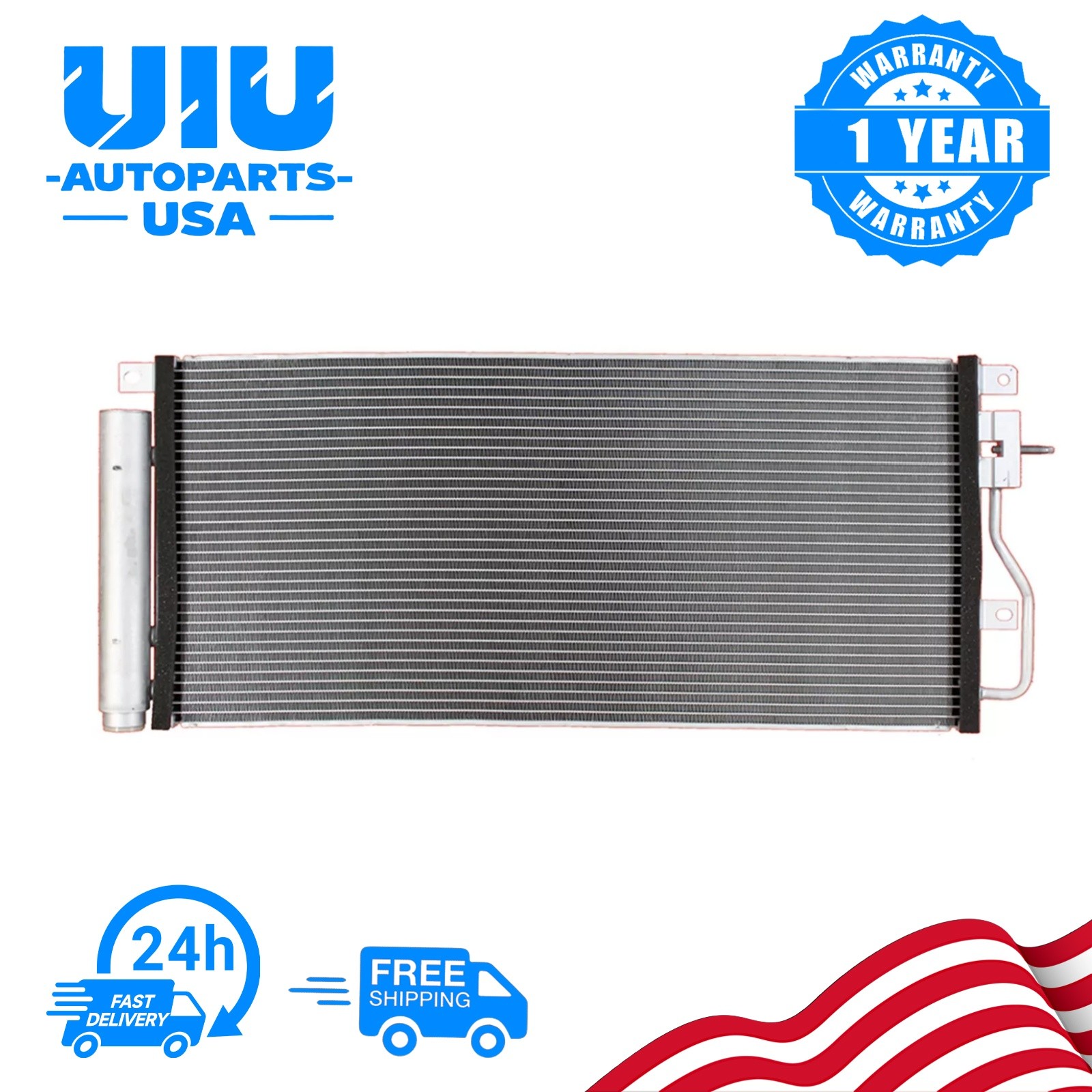 UIU 4759 A/C Air Conditioner Condenser for 2016-2021 Chevrolet Trax Buick Encore