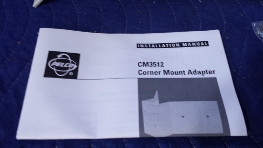 Pelco CM3512 Corner Mount Adapter for EH3512