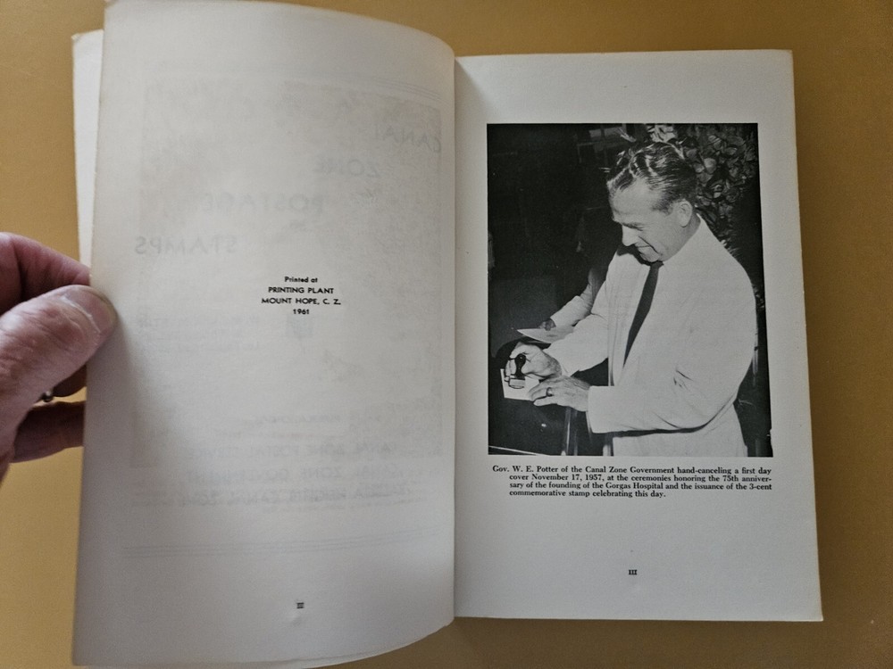 Canal Zone Postage Stamps, (1961 paperback)