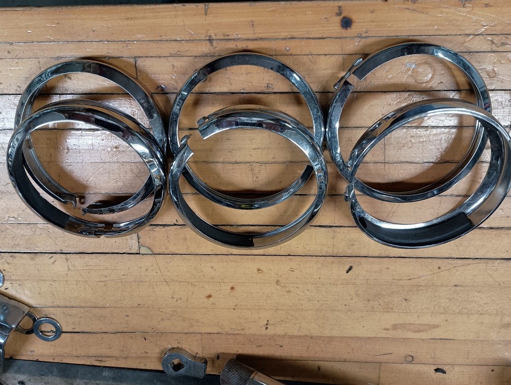 Harley Davidson 4.5" Chrome Passing Light Rings