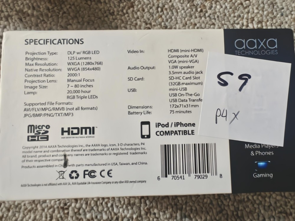 AAXA P4X Pico Projector