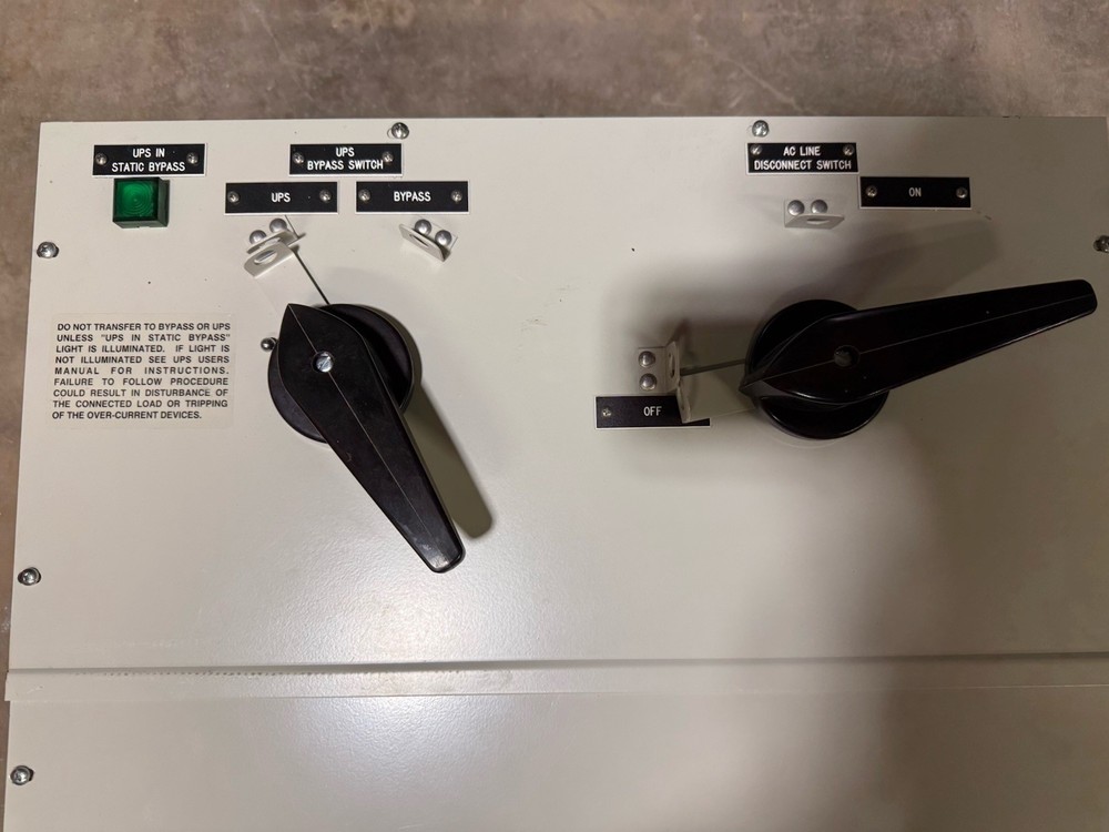 CSII Maintenance Bypass Cabinet 600V 3PH