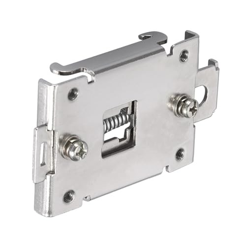 DIN Rail Mounting Bracket, 1.4in DIN Rail Mount Adapter, Single Phase Solid