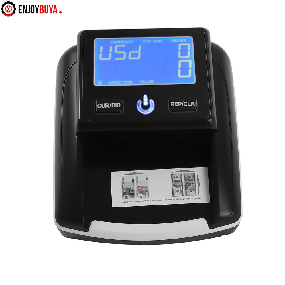 Automatic Bill Counter and Counterfeit Detector with UV, MG, IR Technology