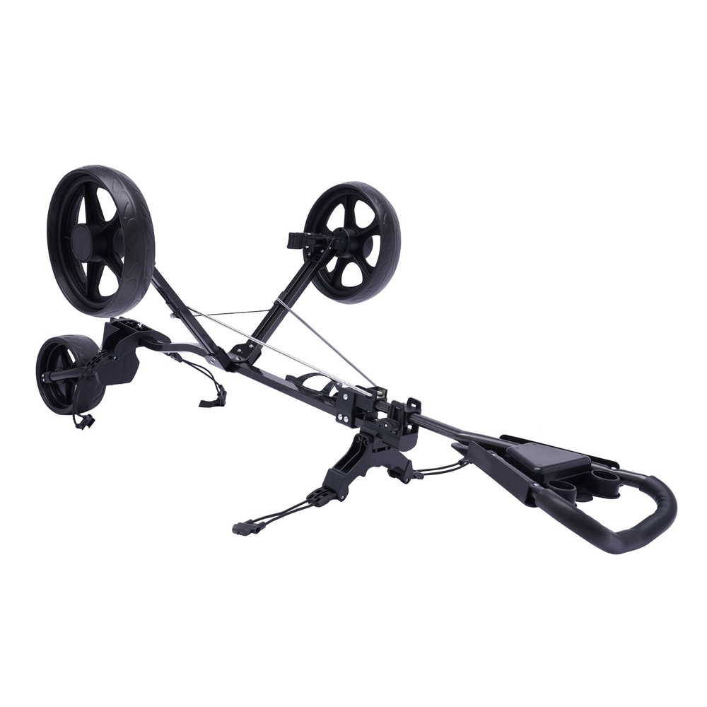 Club Fold 3 Wheel Push Pull Golf Cart Golf Cart Frame Adjustable Straps