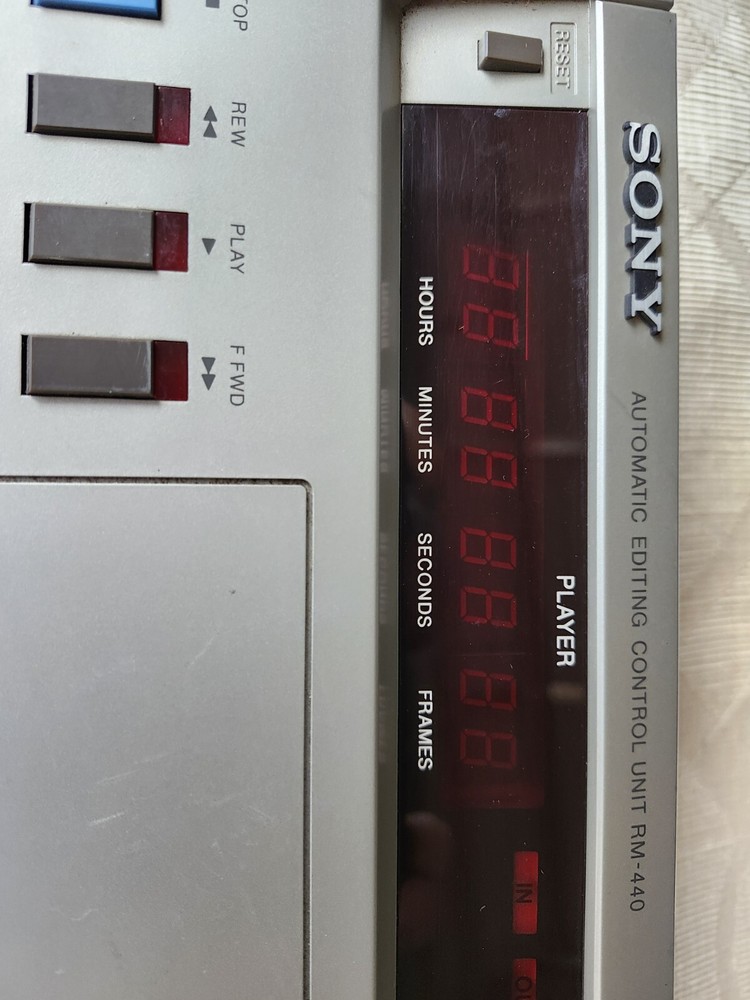 Sony Model RM-440 Automatic Editing Control Unit -Untested