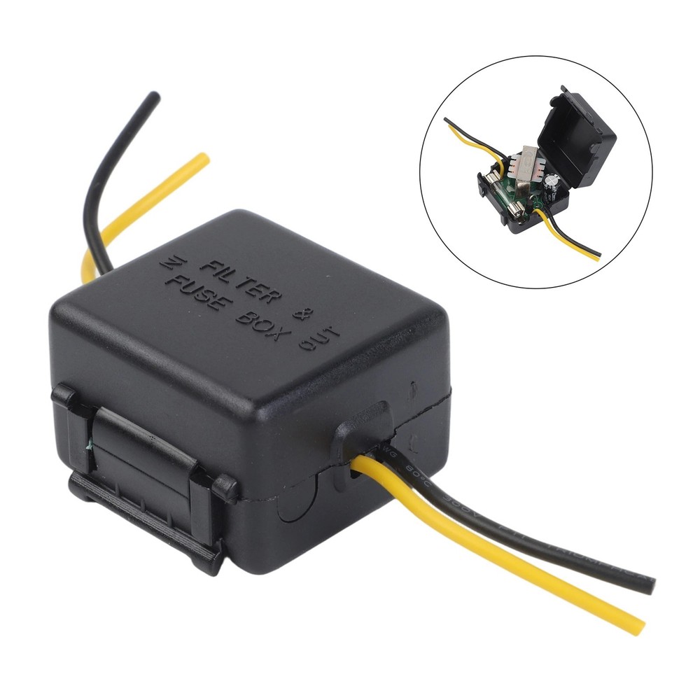 Efficient Power Relay Filter to Solve Rear Camera Issues 12V Car Power Supply