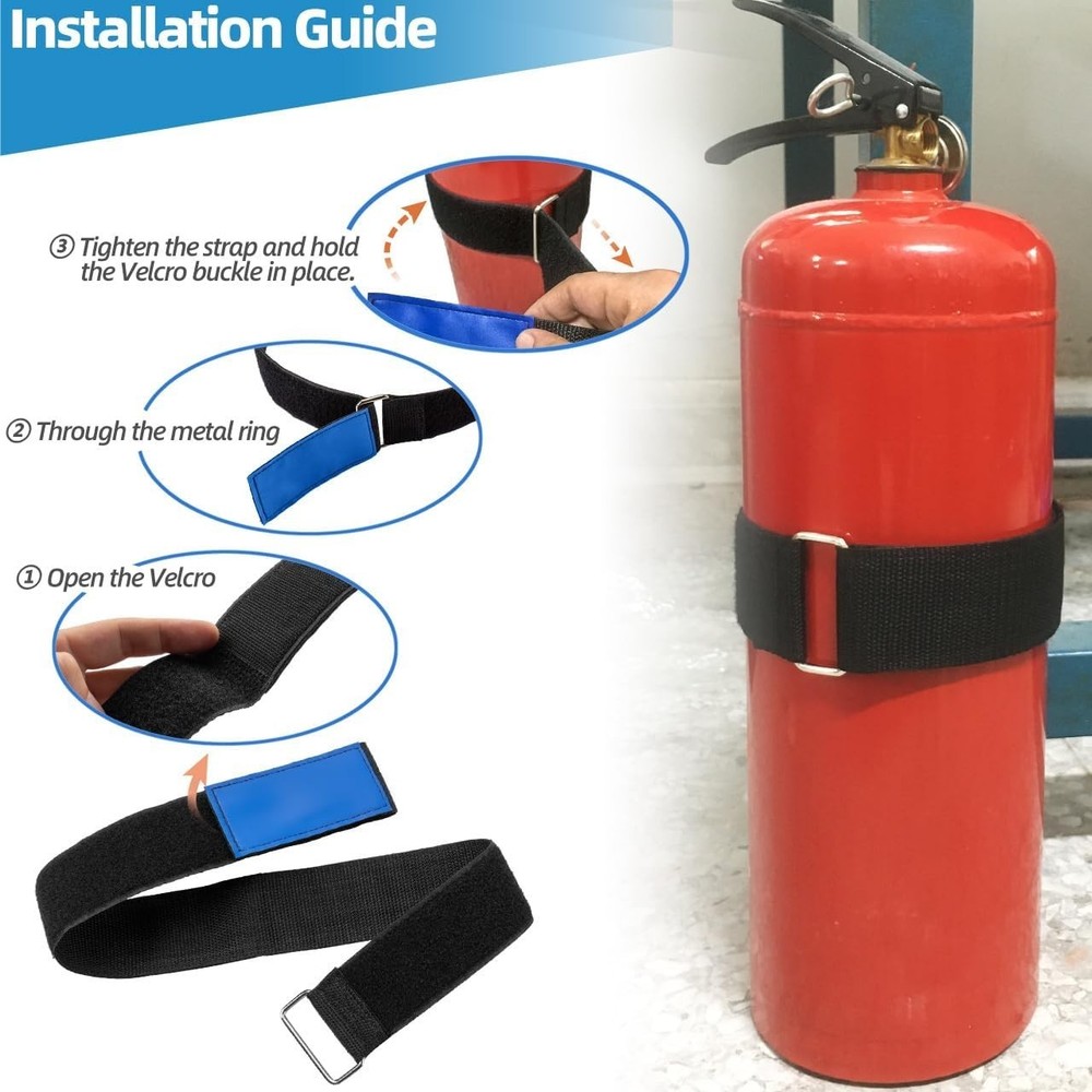 High-Strength Adjustable Ladder Straps, 4-Pack 33''x2'' with Hook & Loop Closure