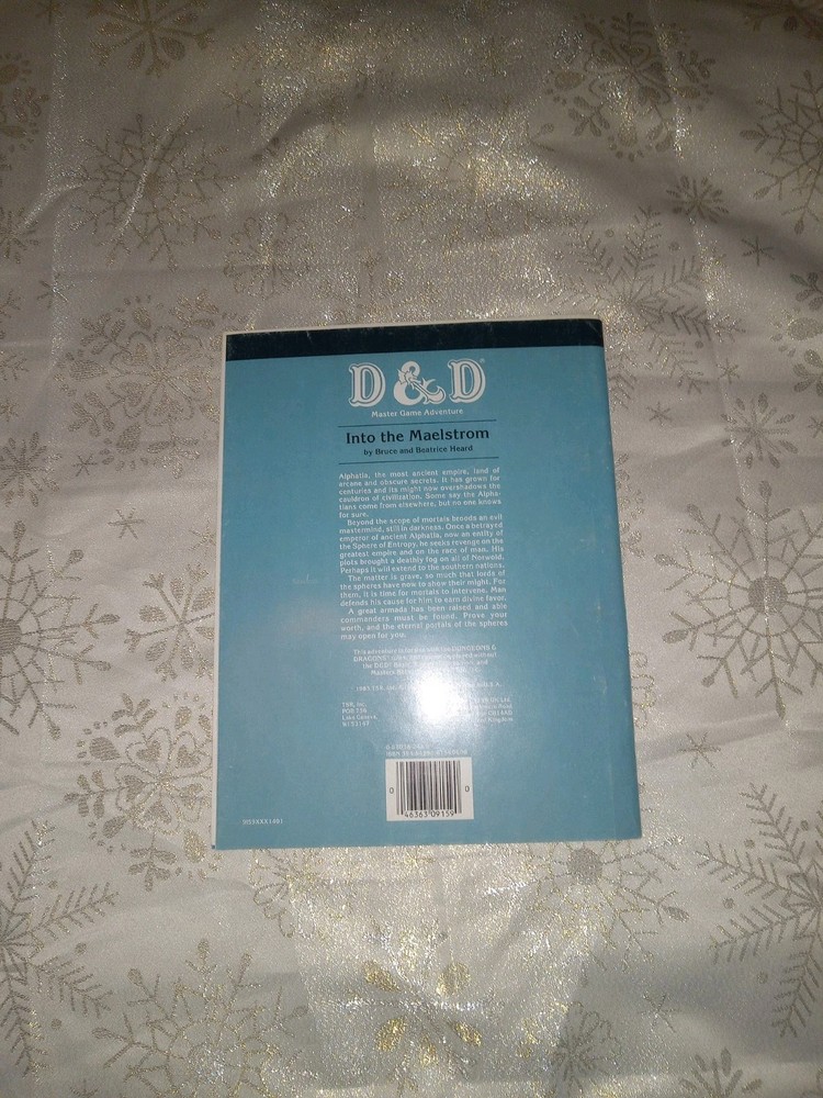 "Into the Maelstrom" (TSR, 1985), D&D module M1,