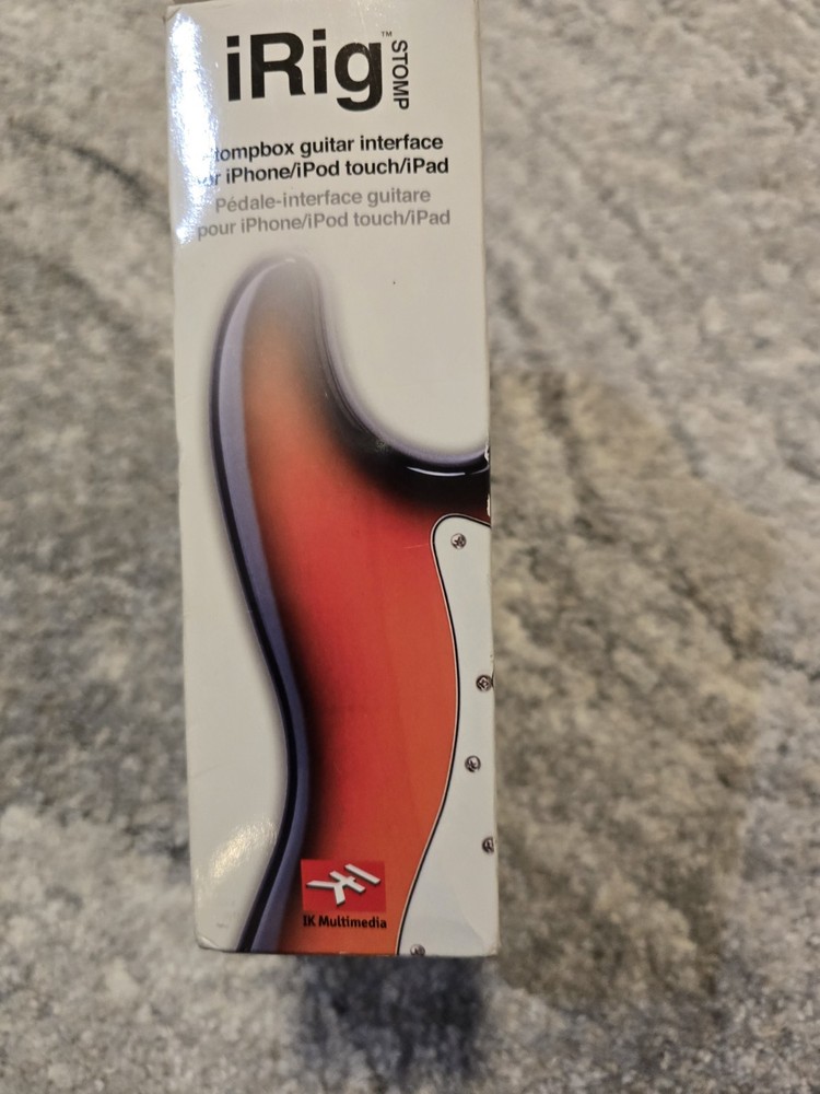 IK Multimedia iRig Stomp iOS Stompbox Guitar Interface EX
