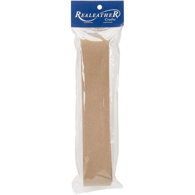 Leather Strip 1.5"X42" Beige