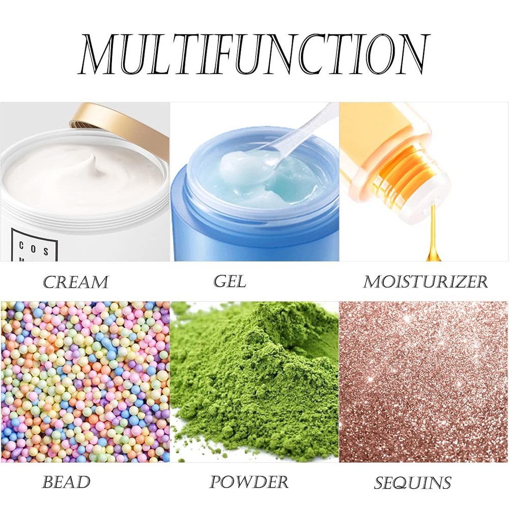 10 Gram Sample Containers 40 Count Cosmetic Containers with Lids Refillable E...