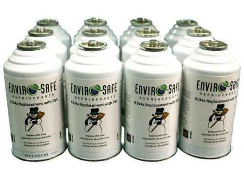Enviro-Safe Auto R134a Replacement Refrigerant with dye- CASE OF 12 CANS!