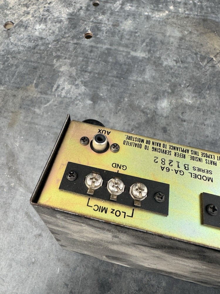 BOGEN GA-6A Amplifier Vintage