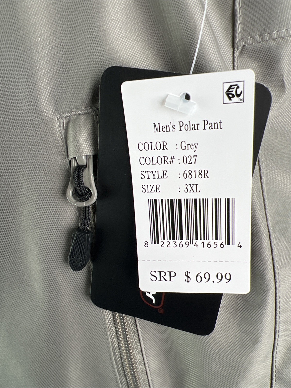 Outdoor Gear Men's Polar Snow Pants Gray Insulated Waterproof Ski 2XL NWT