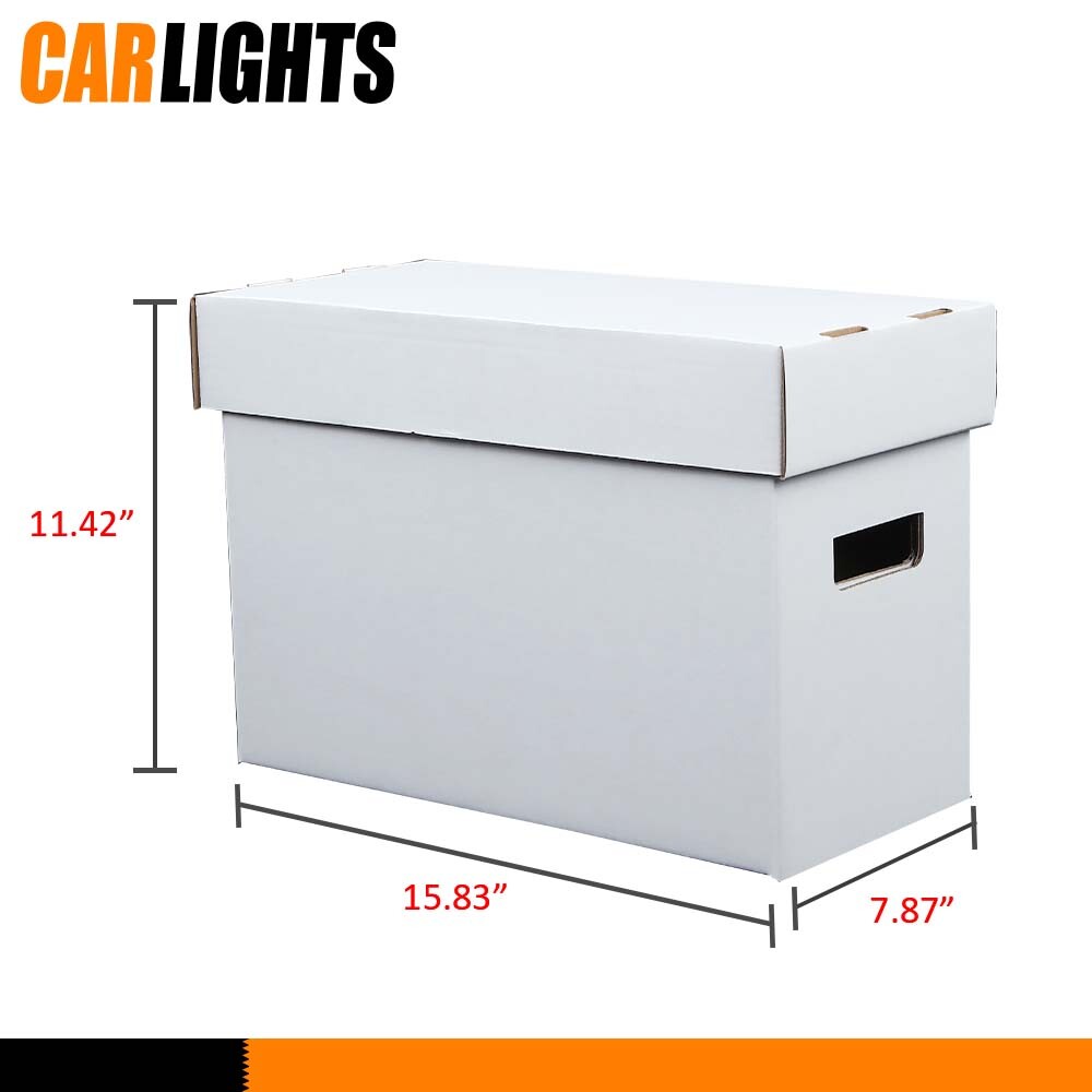 3/5/10x Comic Books Storage Boxes Short Holds 150-175 Stackable Durable Archive