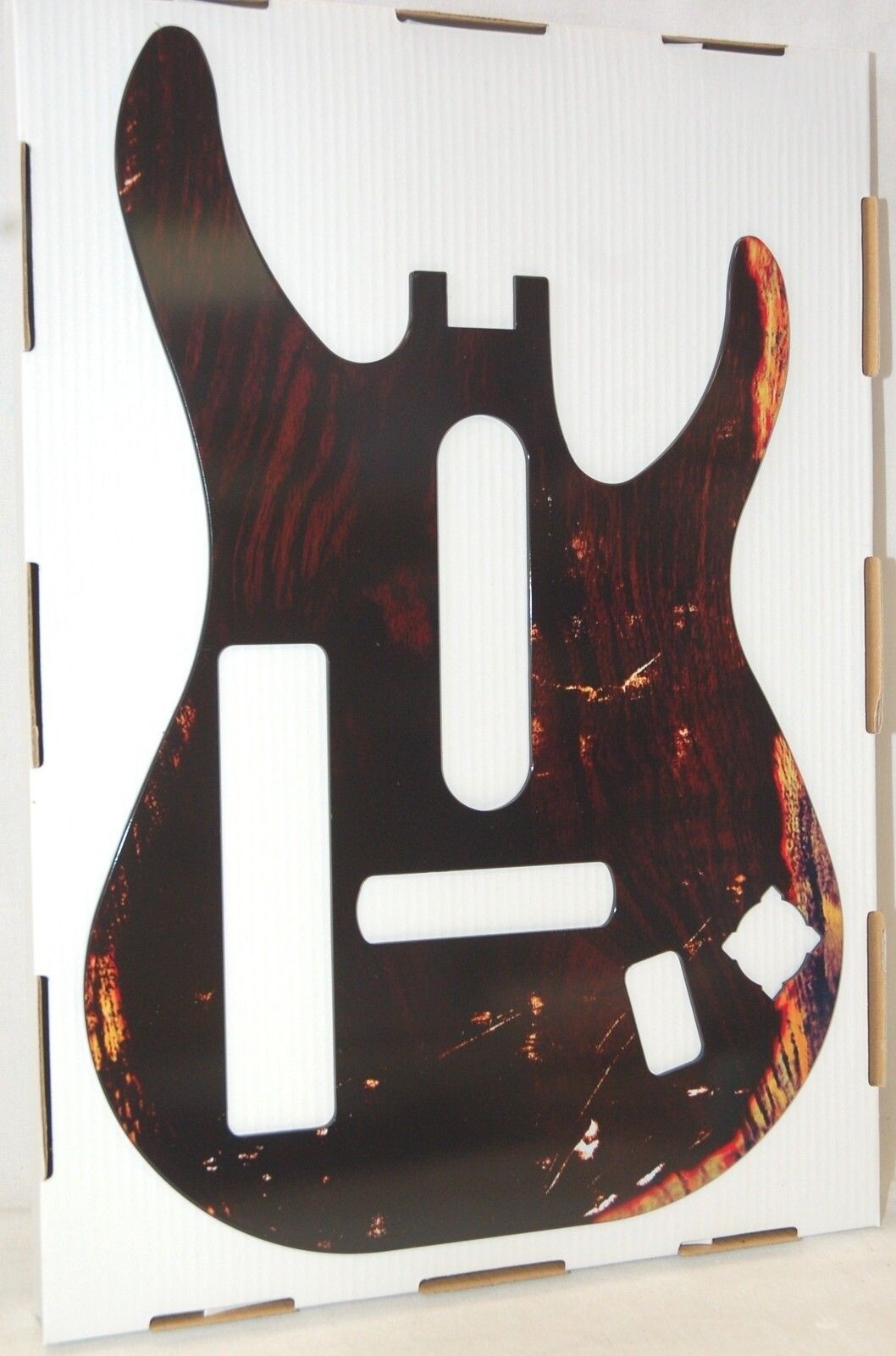 NEW Band/Guitar Hero 5/World Tour FACEPLATE for Nintendo Wii BATTLED Wood skin
