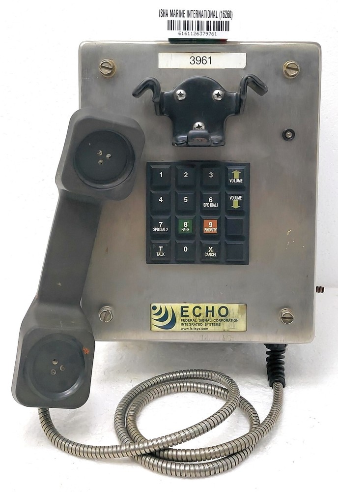 Federal Echo E2-HND-4X 81461807A Division 2 Digital Intercom Station 16260
