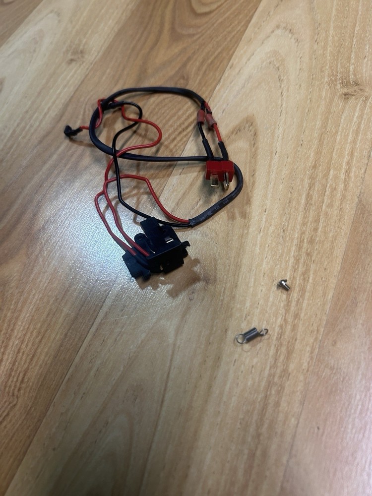 Airsoft Version 2 Gearbox Trigger Contacts Wired To Deans