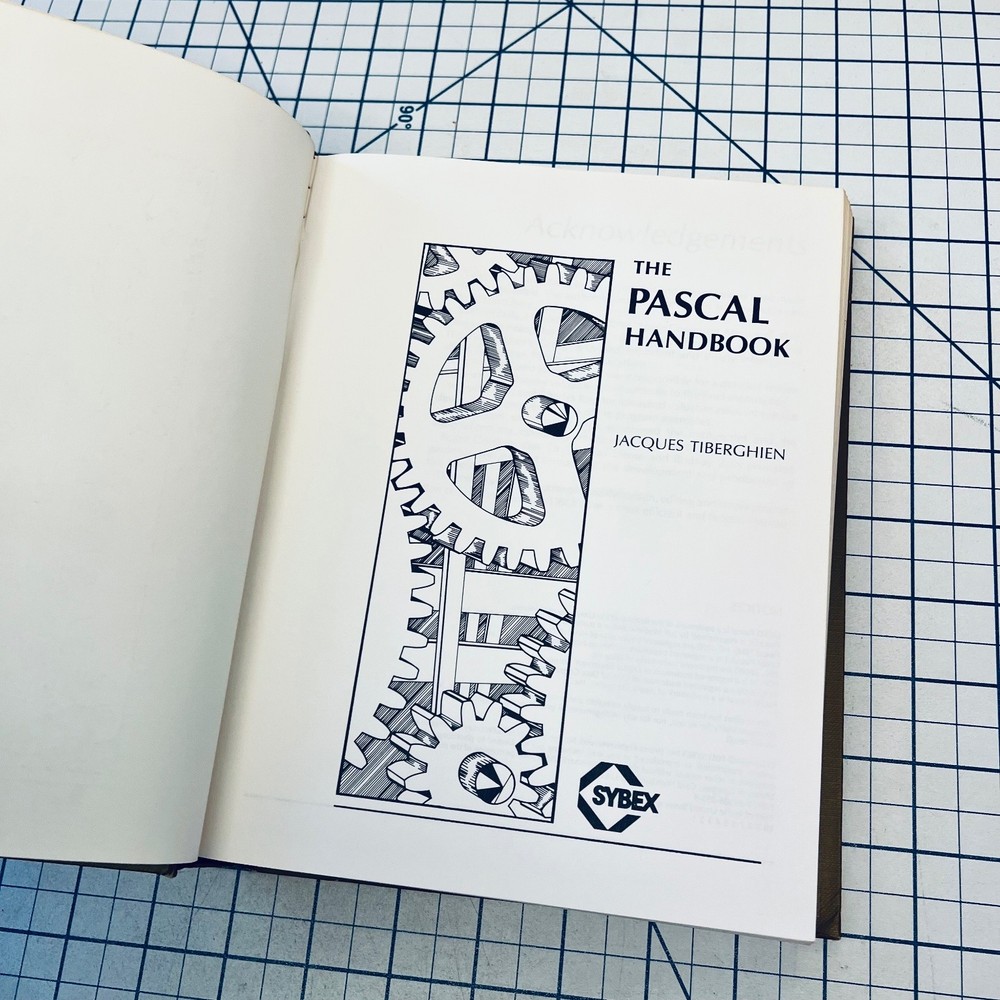 The Pascal Handbook SYBEX 1981 Jacques Tiberghien Vintage Computer Programming