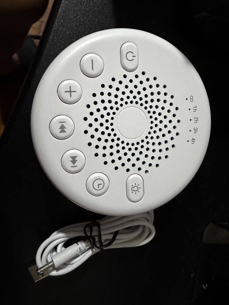 EASYSLEEP SOUND NOISE MACHINE WHITE NEW