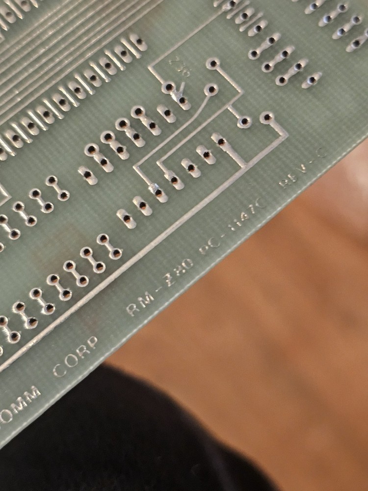 Rare Fun Celetron Z80 CPU / Processor Board Prototype Bare RM- Z80 PC-1147C