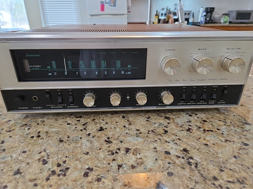 Vintage Sansui 3000A, 45W AM/FM Stereo ReceiveR POWER AMPLIFIER