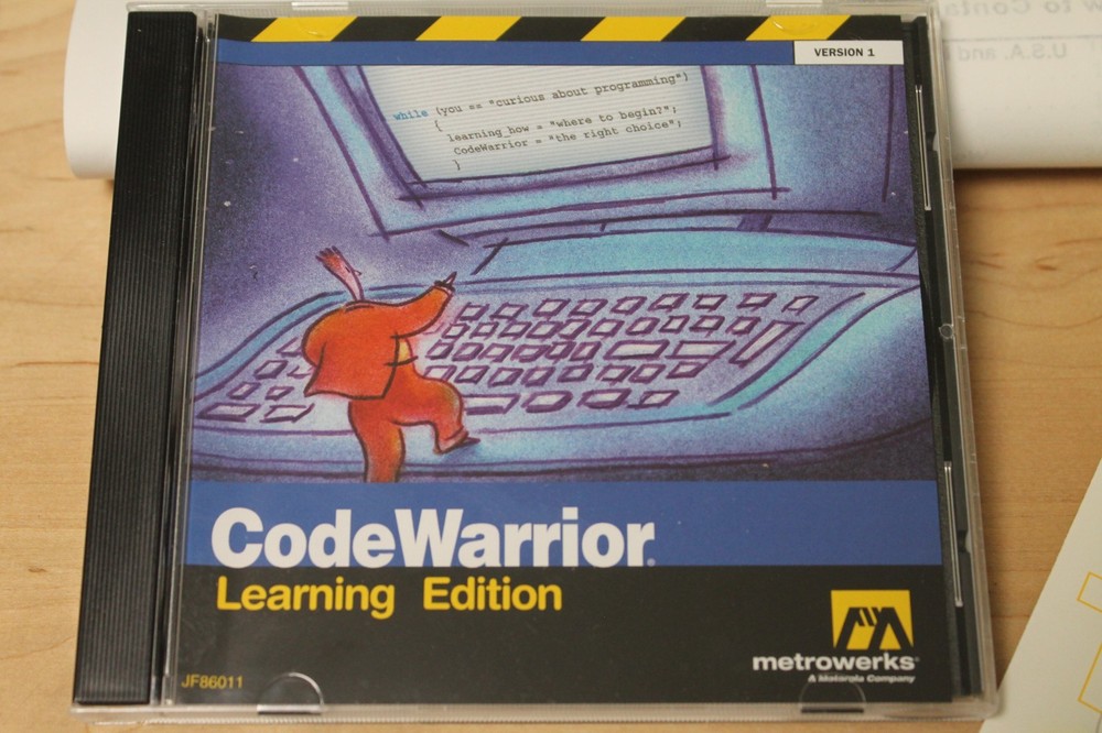 CODE WARRIOR Ver1 Learning Edition C/C++ / JAVA In Original Big Box for PC & MAC