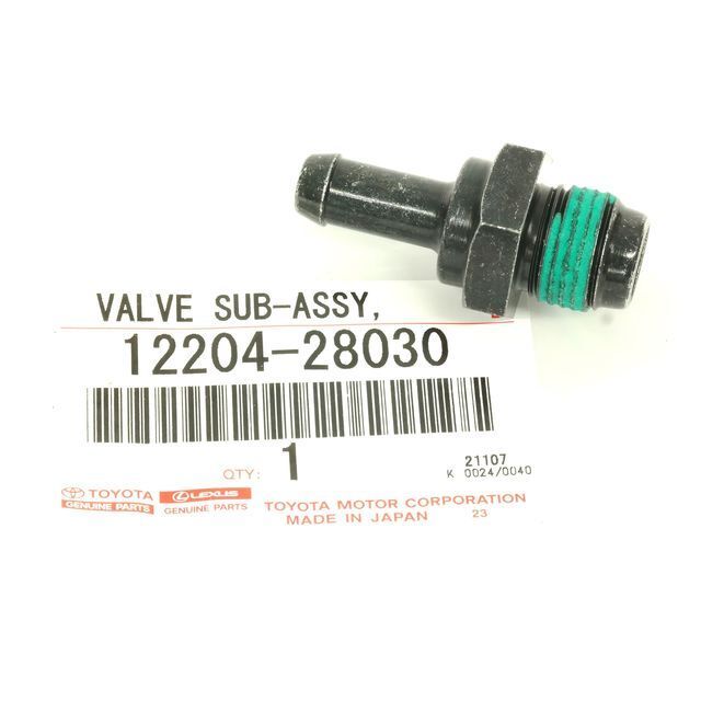 OEM Genuine Toyota 2AZ-FE 2.4L PCV Valve Crankcase Blow-By 12204-28030