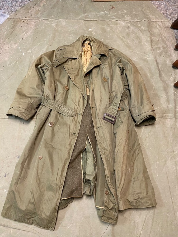 ORIGINAL WWII US ARMY WINTER OFFICER M1938 GREATCOAT OVERCOAT-38R
