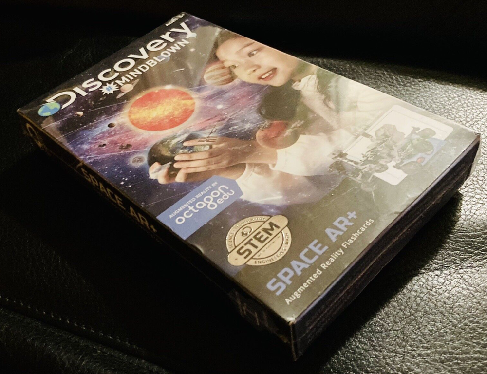 Discovery Mindblown SPACE AR+ Augmented Reality Flashcards Education STEM Kids