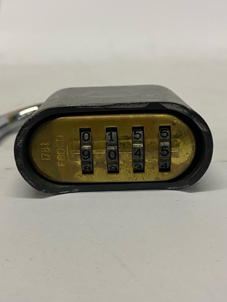 Used Lot of 5 Master Lock #178 MISSING CODES