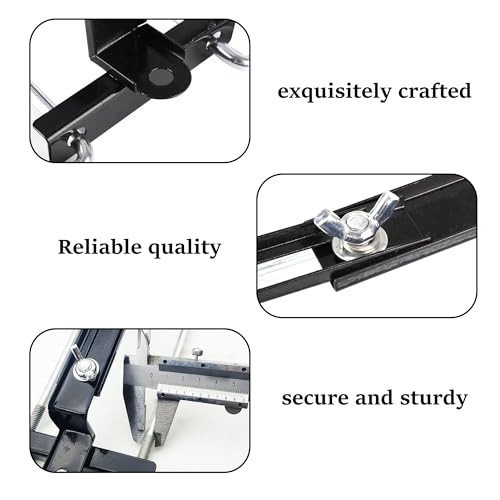 Car Battery Hold Down Kit, Adjustable Battery Crossbar with J Bolt, Universal