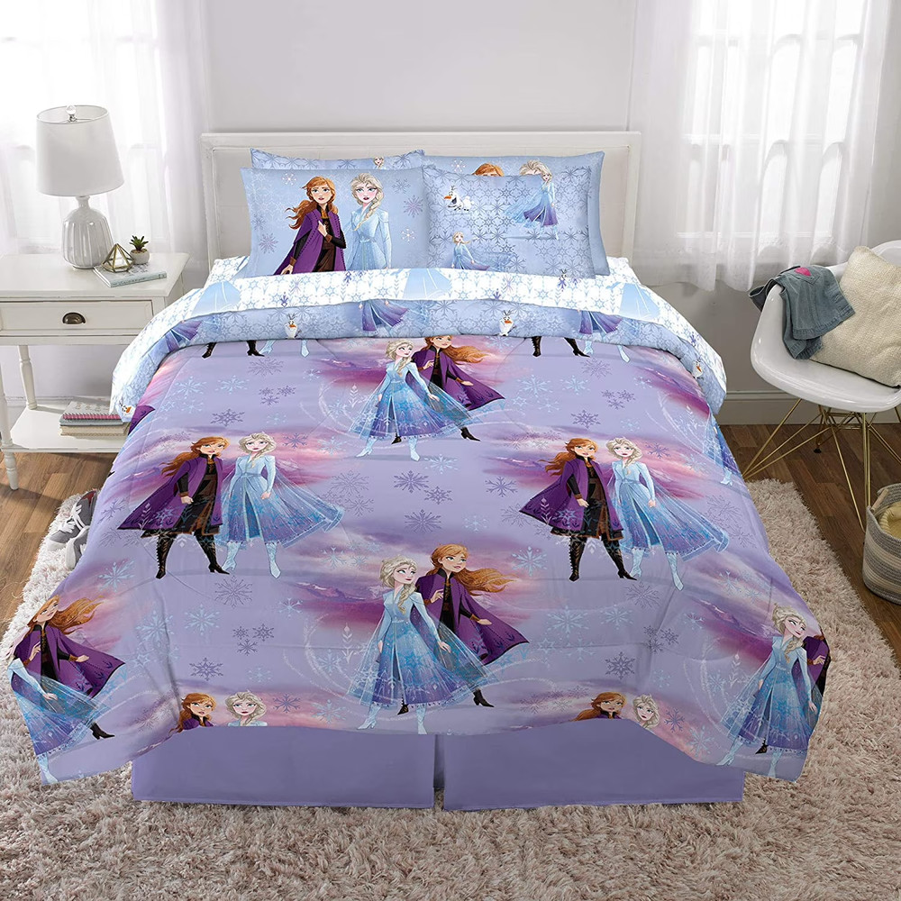 Disney Frozen 2 "Snowflake Magic" Full Comforter
