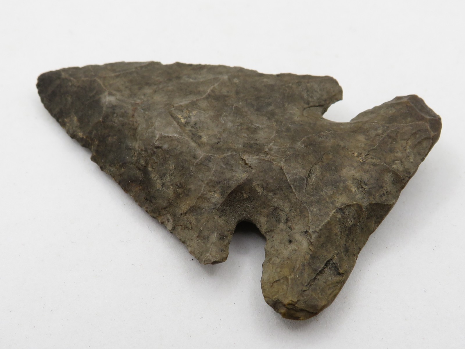 2 5/8" INDIAN ARROWHEAD AUTHENTIC - THEBES PROJECTILE POINT - OHIO*