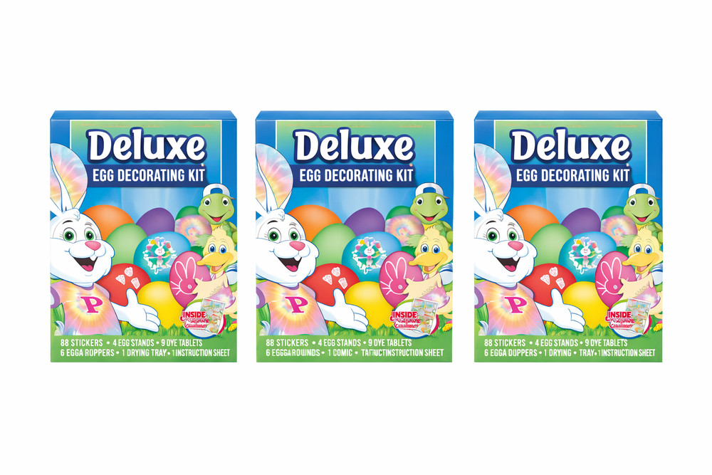 Easter Egg Decorating & Deluxe Dying Kit – 3 Pack with Magic Crayon & Easter Sti