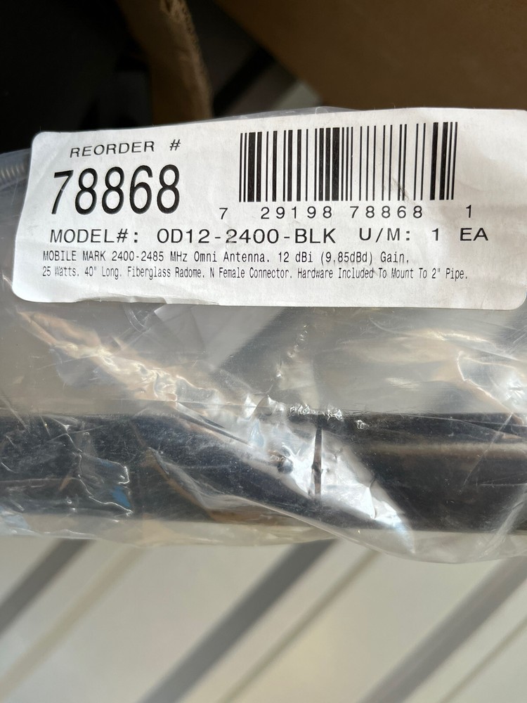 Mobile Mark Communications Antenna 0D12-2400
