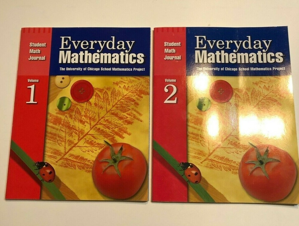 Everyday Mathematics Grade 1 Student Math Journal Bundle Volumes 1 & 2   2004