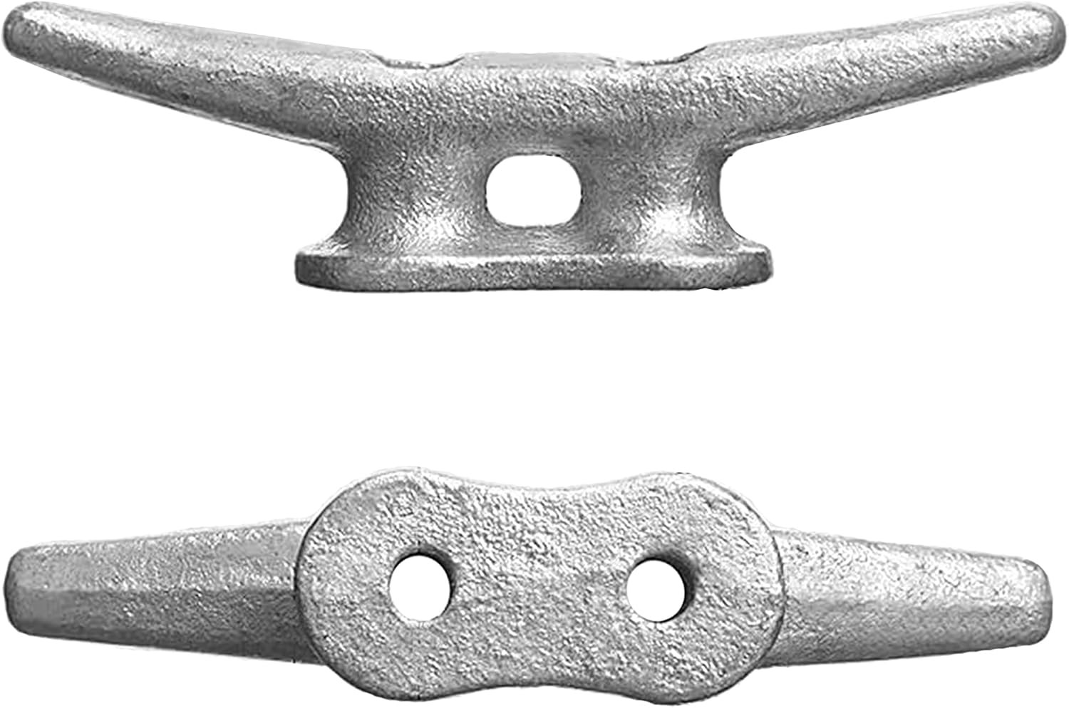 Cast Iron Dock Cleats 4 Inch Small Boat Cleats Galvanized Marine Grade Rope Clea