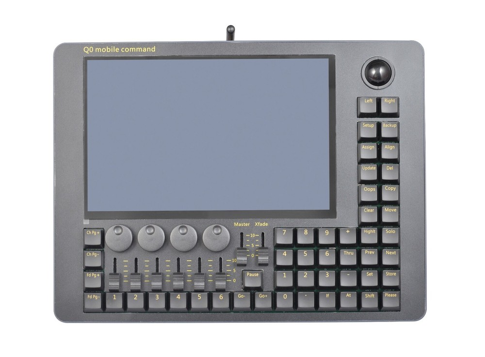 new mini command wing controller Q0 mobile command dmx console/touch screen+bag