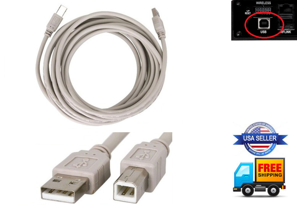 DSP to PC Cable Laptop Computer USB for Power Acoustik RZ4-2000DSP