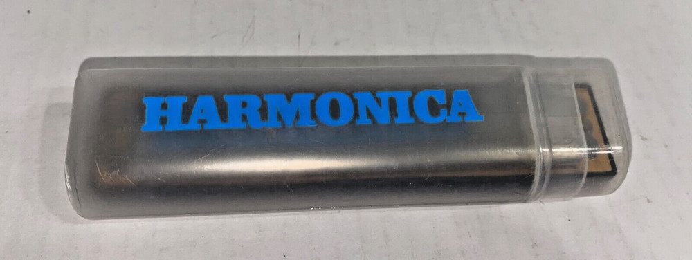 Unbranded Harmonica with Plastic Case