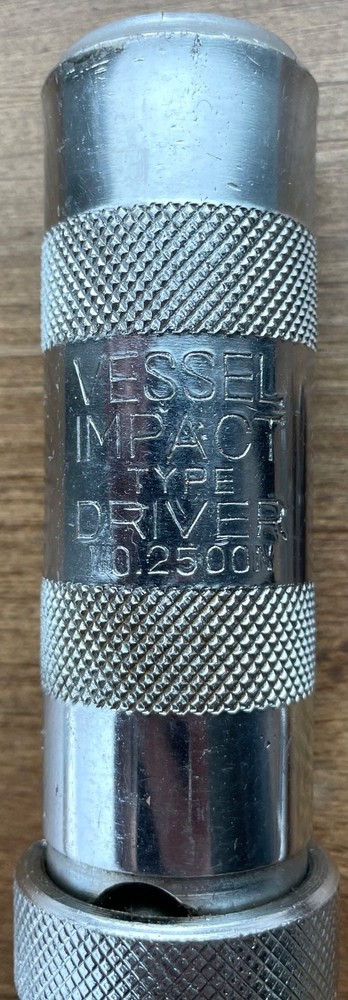 Vessel Impact Type Driver No.2500 Case And 4 Bits