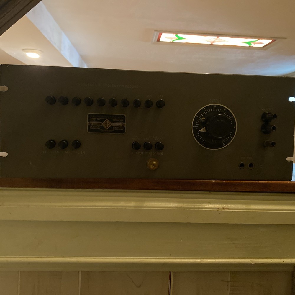 1940s General Cambridge Low-Distortion Oscillator 1301-A UNTESTED