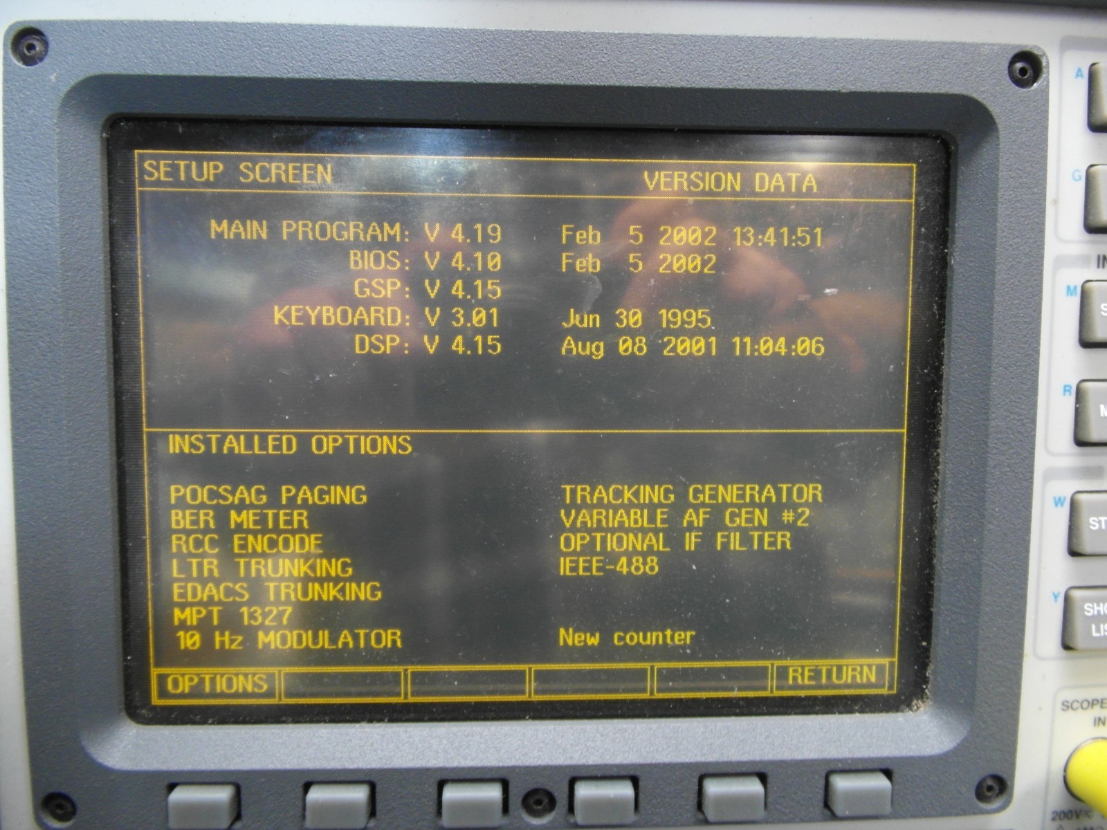 Aeroflex IFR COM-120B Communication Service Monitor CALIBRATED LOADED READ