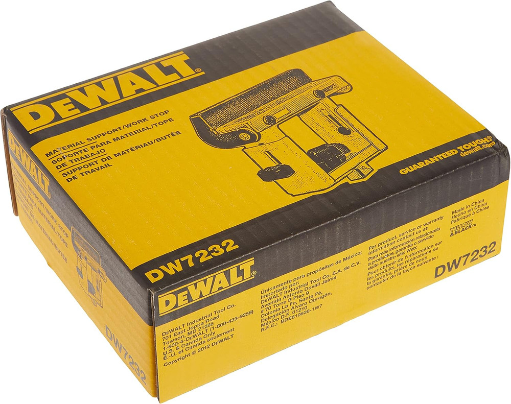 Miter Saw Work-Piece Support/Stop (DW7232) , Black