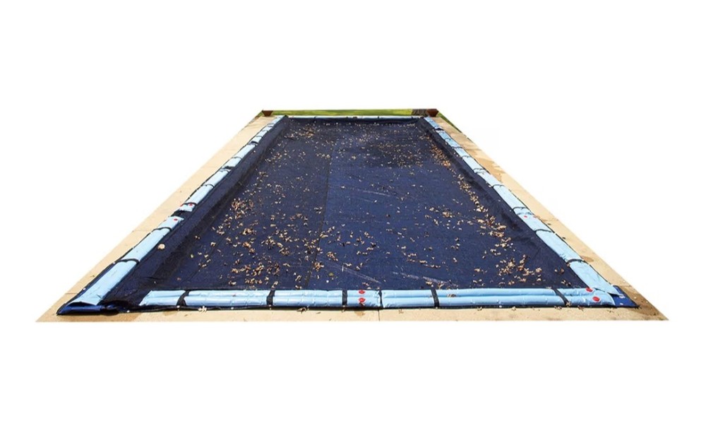 Blue Wave BWC564 20ft x 40ft Rectangular Leaf Net In Ground Pool Cover Black